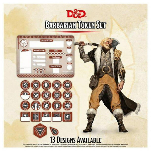 Ranger Token Set Dungeons and Dragons 4E by Gale Force Nine GF9 72708